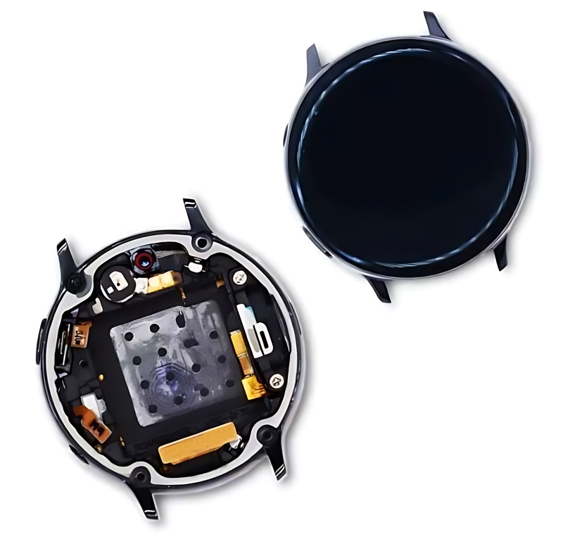 Samsung Galaxy Active2 44mm (R820) - Replacement AMOLED Touch Screen Assembly With Chassis & Buttons - Black - Original