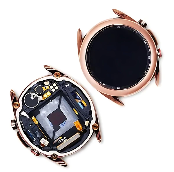Samsung Galaxy Watch3 41mm (R850) - Replacement AMOLED Touch Screen Assembly With Chassis & Buttons - Mystic Bronze - Original