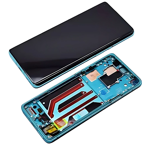 Genuine OnePlus 8 Pro - Replacement AMOLED Touch Screen Assembly With Chassis - Glacial Green - Authorised
