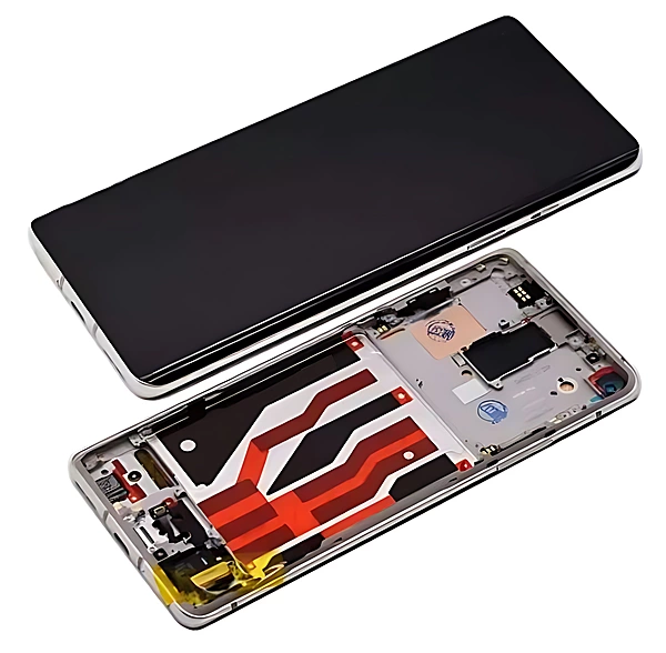 Genuine OnePlus 8 - Replacement AMOLED Touch Screen Assembly With Chassis - Interstellar Glow - Authorised