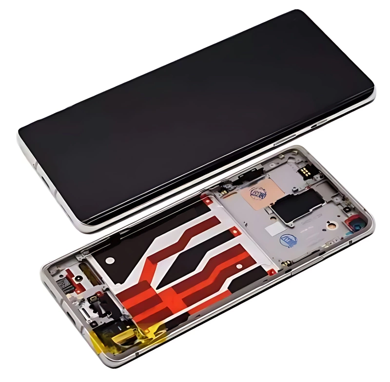 Genuine OnePlus 8 - Replacement AMOLED Touch Screen Assembly With Chassis - Interstellar Glow - Authorised