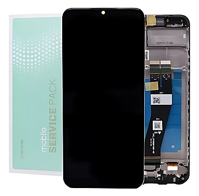For Samsung A03s , A037 - Replacement AMOLED Touch Screen Assembly With Chassis - Service Pack - GH81 - 21233A