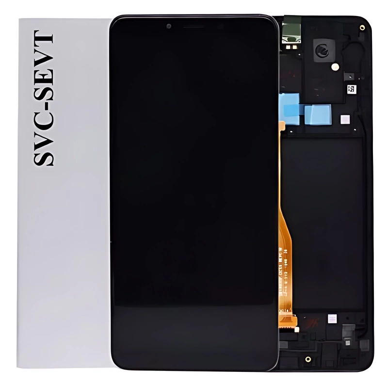 For Samsung A9 2018 , A920 - Replacement AMOLED Touch Screen Assembly With Chassis - Service Pack - GH82 - 18322A