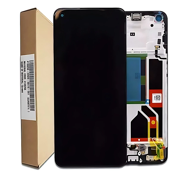 Genuine Oppo Reno8 5G - Replacement AMOLED Touch Screen Assembly With Frame - 4130256 - Authorised