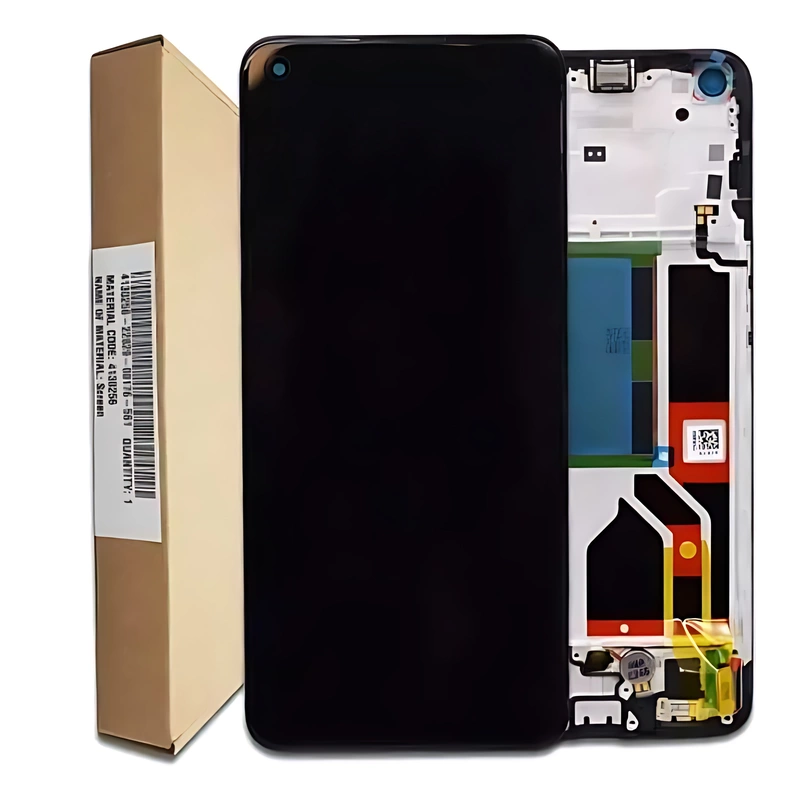 Genuine Oppo Reno8 5G - Replacement AMOLED Touch Screen Assembly With Frame - 4130256 - Authorised