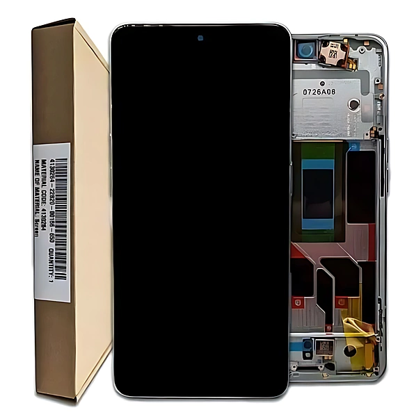 Genuine Oppo Reno8 Pro 5G - Replacement AMOLED Touch Screen Assembly With Frame - 4130264 - Glazed Green - Authorised