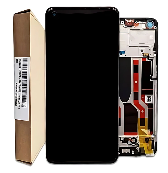 Genuine Oppo F21 Pro 5G , Reno7 Z 5G , Reno8 Lite 5G , Reno7 Lite 5G - Replacement AMOLED Touch Screen Assembly With Frame - Black - 4130035 - Authorised