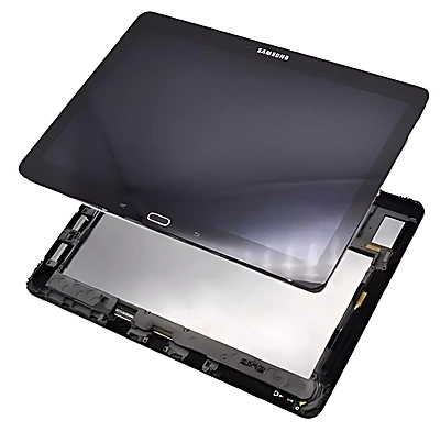 Genuine Galaxy Note 10.1 SM - P600 - Replacement AMOLED Touch Screen Digitizer Assembly With Frame - Black - Original
