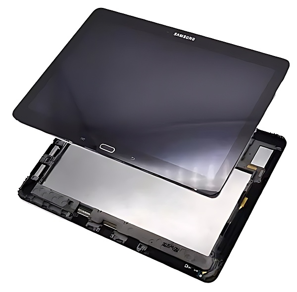 Genuine Galaxy Note 10.1 SM - P600 - Replacement AMOLED Touch Screen Digitizer Assembly With Frame - Black - Original