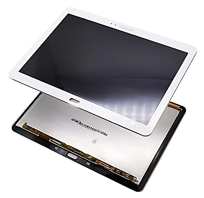 Genuine Galaxy Note 10.1 SM - P600 - Replacement AMOLED Touch Screen Digitizer Glass Complete - White - Original