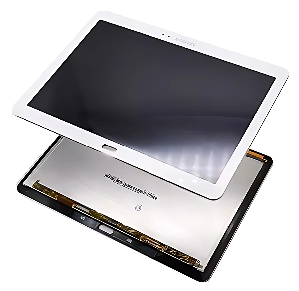 Genuine Galaxy Note 10.1 SM - P600 - Replacement AMOLED Touch Screen Digitizer Glass Complete - White - Original