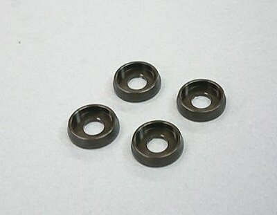M3 Flat Head Washer (4) Gun Metal