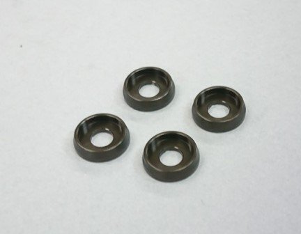 M3 Flat Head Washer (4) Gun Metal M3 Flat Head Washer (4) Gun Metal