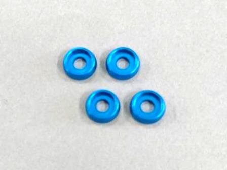 M3 Flat Head Washer (4) Light Blue M3 Flat Head Washer (4) Light Blue