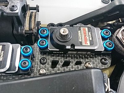 M3 Flat Head Washer (4) Light Blue M3 Flat Head Washer (4) Light Blue