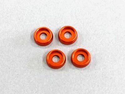 M3 Flat Head Washer (4) Orange