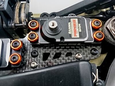 M3 Flat Head Washer (4) Orange M3 Flat Head Washer (4) Orange
