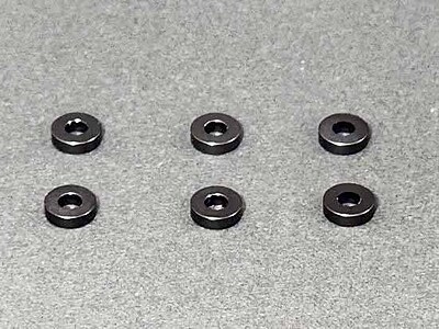 AMR Gun Metal Anodized Washer 3x7x2mm (6)