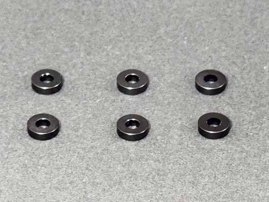 AMR Gun Metal Anodized Washer 3x7x2mm (6) AMR Gun Metal Anodized Washer 3x7x2mm (6)
