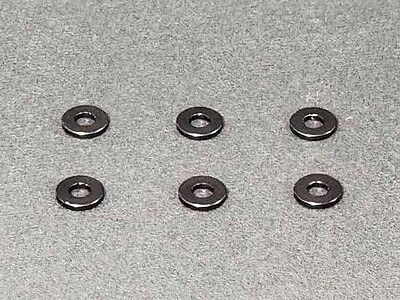 AMR Gun Metal Anodized Washer 3x7x1mm (6)