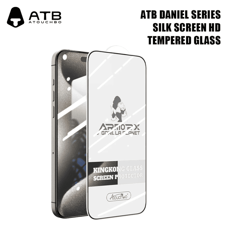 Samsung A26 Black HD Glass Screen Protector by ATB-GPM001
