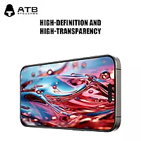 Samsung A14 Black HD Glass Screen Protector by ATB-GPM001