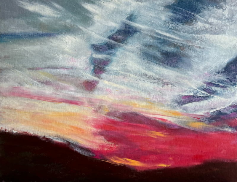 Abendliche Dämmerung