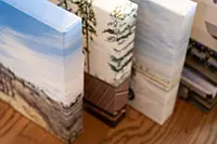 Selection of canvas prints, showing the edge finish and depth of Canvas Print