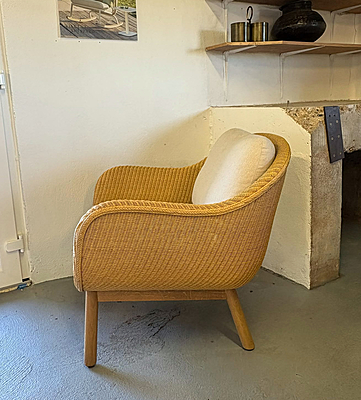 Alex Lounge Chair-Clear-Standard Cushion