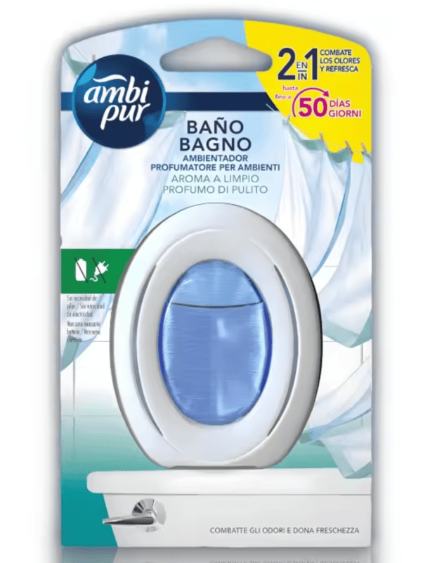 AMBI-PUR BAÑO-50 DIAS AROMA A LIMPIO-