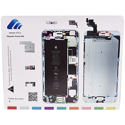 Apple iPhone 6 Plus Magnetic Easy Manage Project Mat , Screw Management Diagram