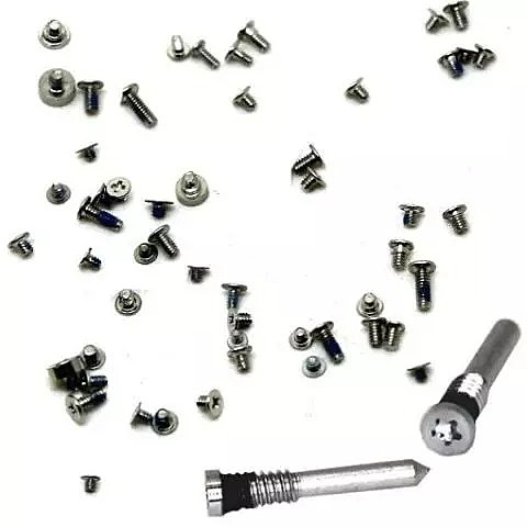 Apple iPhone X - Complete Screw Set With Pentalobe Bottom Screws - Silver