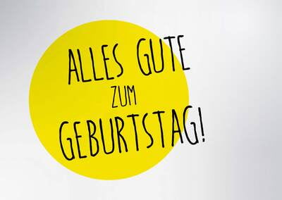 Postkarte "Alles Gute zum Geburtstag"