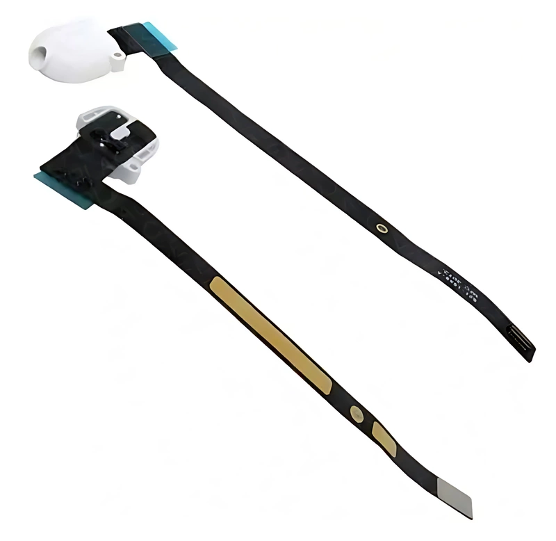 For iPad Air - iPad 5th Gen (2017) - iPad 6th Gen (2018) - Replacement Audio Headphone Jack Socket Flex - White