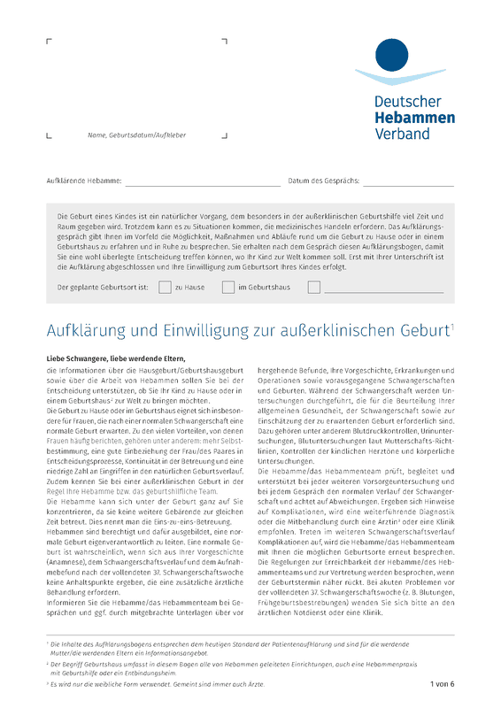 6028 Aufklärungsbogen und Einwilligungserklärung (Nur für Mitglieder) 6028 Aufklärungsbogen und Einwilligungserklärung (Nur für Mitglieder)
