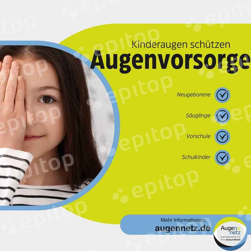 Social-Media Post "Augenvorsorge bei Kindern" Social-Media Post "Augenvorsorge bei Kindern"