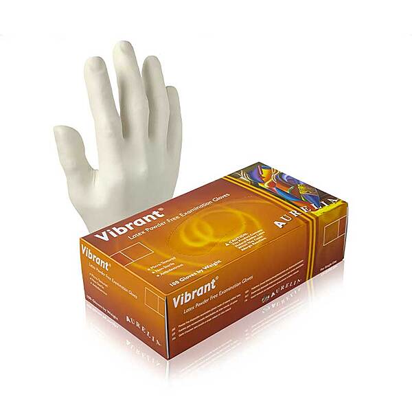 Aurelia Vibrant Latex Gloves (L)