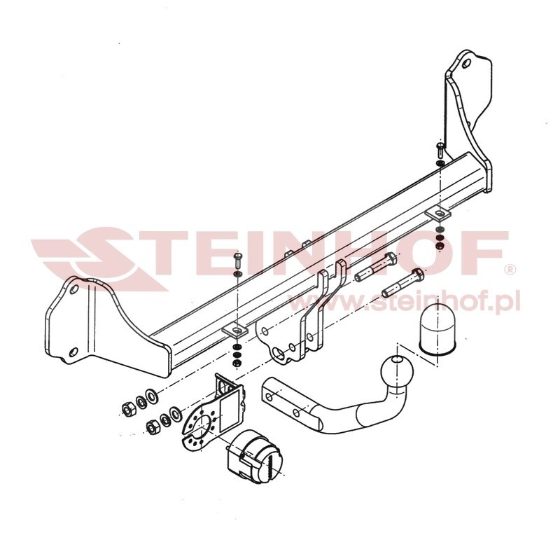 BMW 3 Series 4D
(F30) Tow Bar (2014-2018) B-043