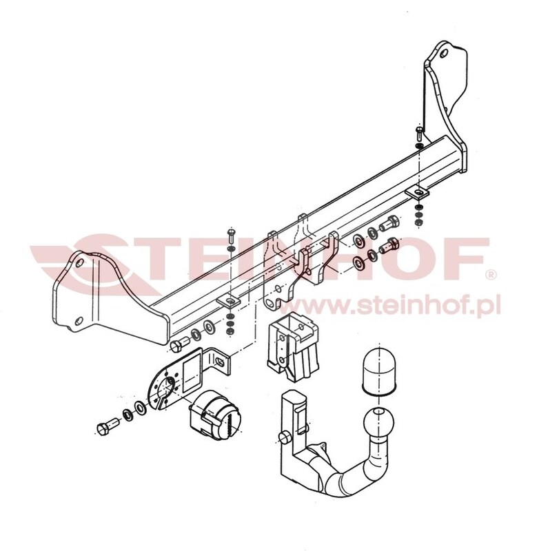 BMW 3 Series 4D
(F30) Tow Bar (2014-2018) B-044