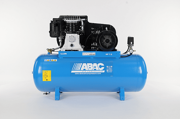 Abac PRO B6000 belt-driven 7.5Hp piston compressor 3phase Abac PRO B6000 belt-driven 7.5Hp piston compressor 3phase