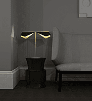 Vespertilio Double Table Lamp