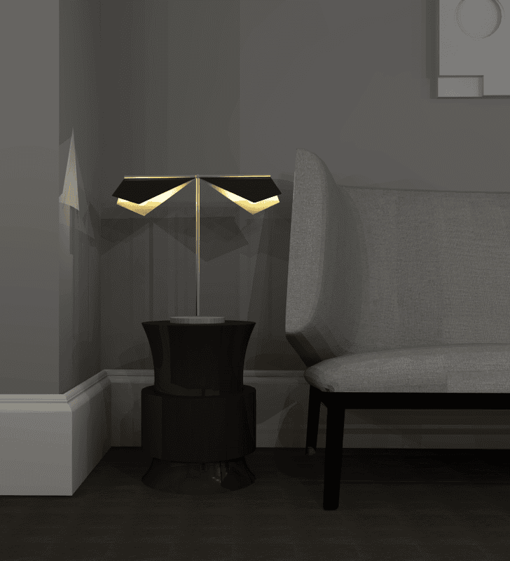 Vespertilio Double Table Lamp