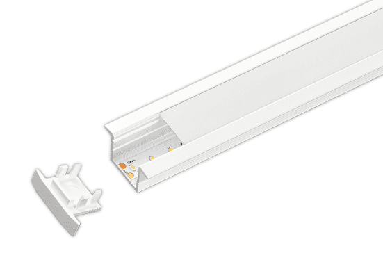 ALS Led Profile Recessed 13mm White 2m ALS Led Profile Recessed 13mm White 2m