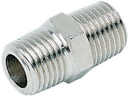 Nickel Plated Brass Equal Male Hex Nipples