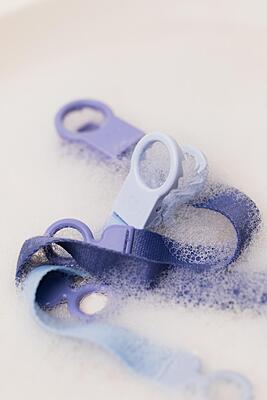 Bibs Pacifier Clip Loop Ivory