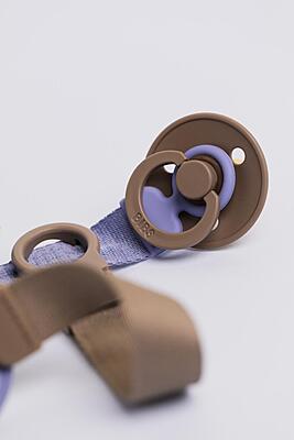 Bibs Pacifier Clip Loop Blush Bibs Pacifier Clip Loop Blush