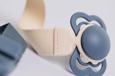 Bibs Pacifier Clip Loop Blush Bibs Pacifier Clip Loop Blush