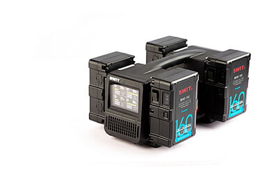 BIVO-160 | 160Wh Battery with 14V/28V B-Mount, 16V D-taps, OLED, also ideal for long term use or high power draw lights BIVO-160 | 160Wh Battery with 14V/28V B-Mount, 16V D-taps, OLED, also ideal for long term use or high power draw lights