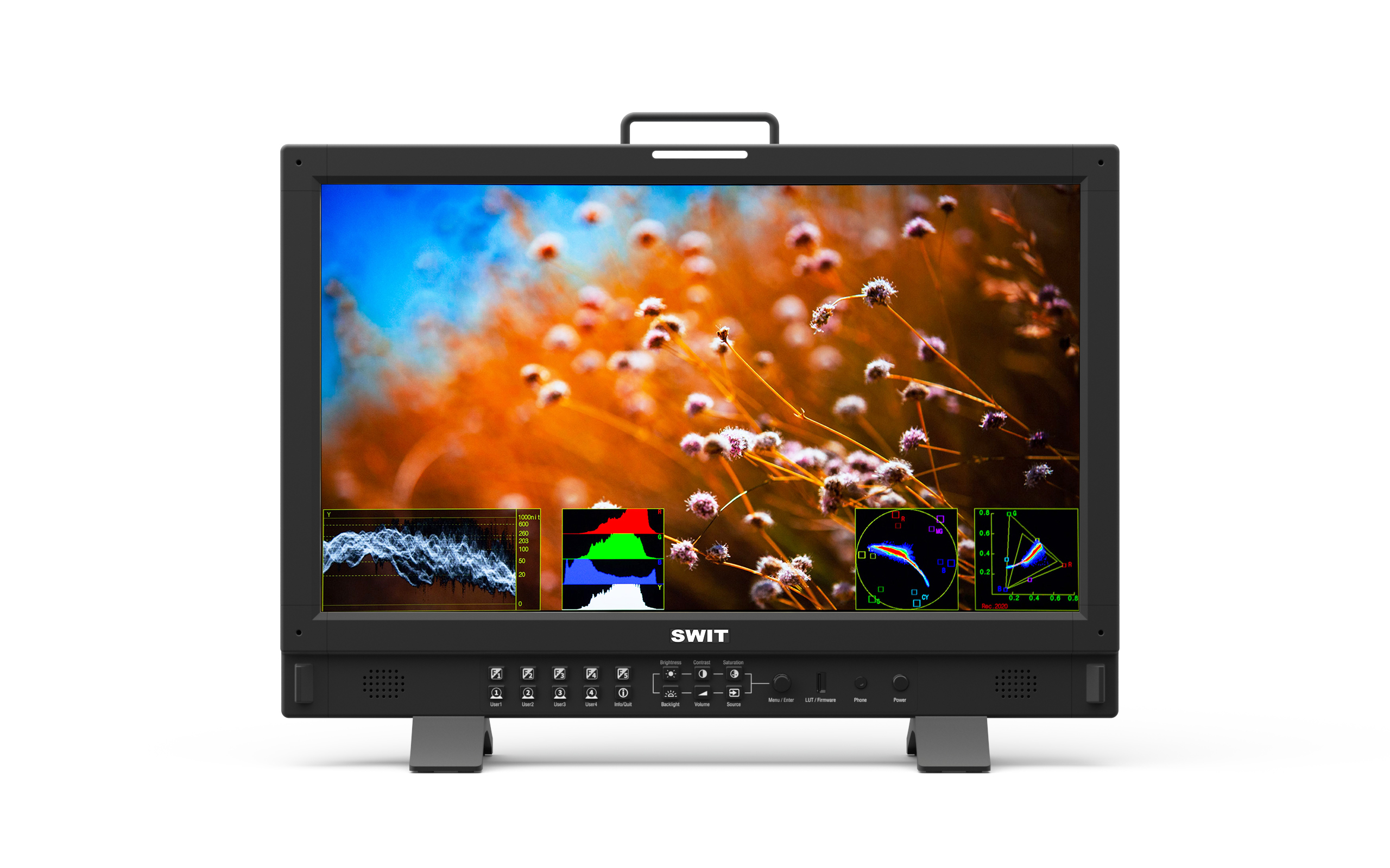 BM-H215HDR | 21.5" 12G-SDI 4K QLED High-bright HDR 100%DCI-P3 Zero-Delay professional FHD Monitor with Auto-Calibration BM-H215HDR | 21.5" 12G-SDI 4K QLED High-bright HDR 100%DCI-P3 Zero-Delay professional FHD Monitor with Auto-Calibration