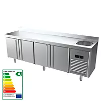 Mesa refrigerada con fregadero Fondo 60 BMPPF 2500 II